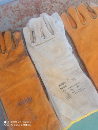 Guantes para hornos guantes manoplas  de soldar We