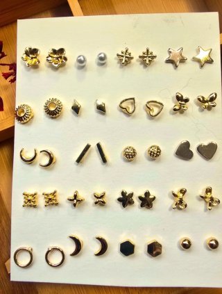 Organizador Joyero Bambú + Pendientes