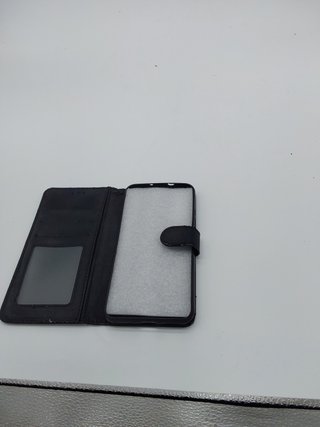 COPHONE Custodia in Pelle Nera Huawei Nova 5T. Custodia Protettiva Portafoglio Nero Huawei Nov