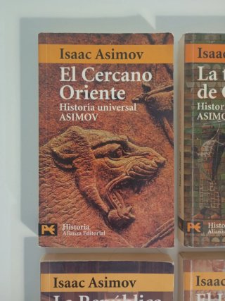 Colección HISTORIA UNIVERSAL Isaac Asimov 12 tomos