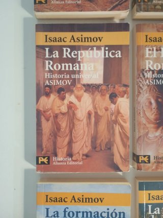 Colección HISTORIA UNIVERSAL Isaac Asimov 12 tomos