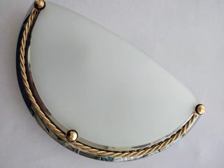 Aplique Cristalmet Vintage Dorado y Plateado