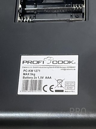 Báscula de cocina digital ProfiCook
