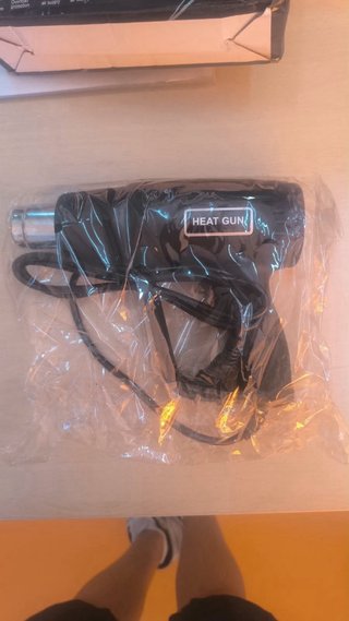Pistola de calor digital con termostato