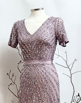 Vestido Bordado Pedrería 50/52 Eventos Especiales