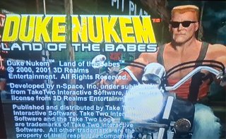 Duke Nukem Land of the Babes PS1 PAL
