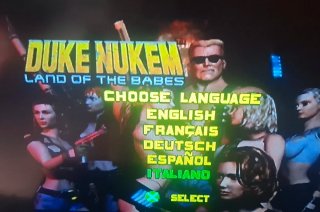 Duke Nukem Land of the Babes PS1 PAL