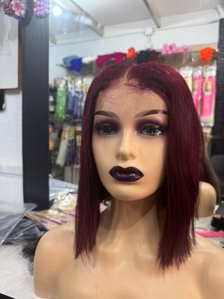 Peluca vietnam morada/roja