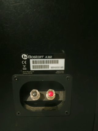 Altavoces Boston Acoustics A360 Negro