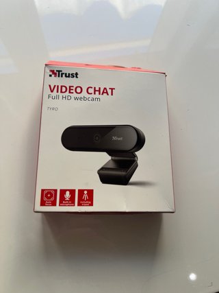 Trust Webcam Full HD TYRO Negra