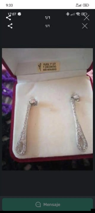 Pendientes de Plata con Circonitas