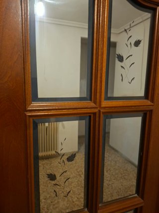 Puertas Madera y Cristal 202x72 (3 uds)