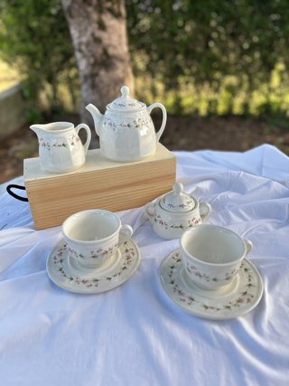 Juego de té San Claudio 6 piezas