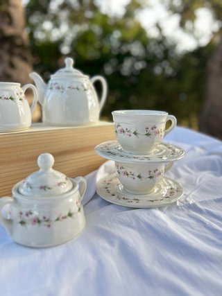 Juego de té San Claudio 6 piezas