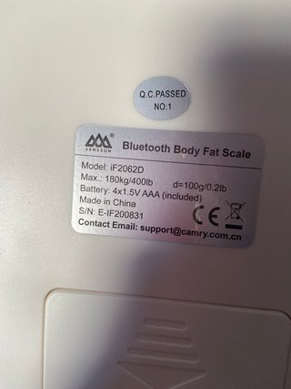 Báscula Inteligente Senssun Bluetooth