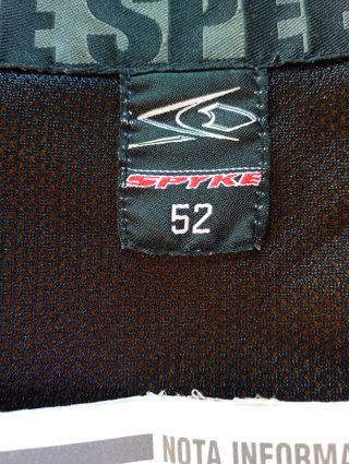 Mono de moto Spyke azul y negro