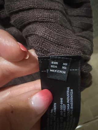 Top sin mangas Massimo Dutti marrón