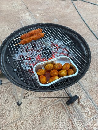 Barbacoa Weber Negra y Plateada