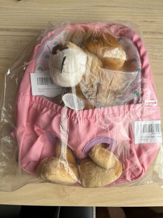 Mochila NICI infantil león rosa