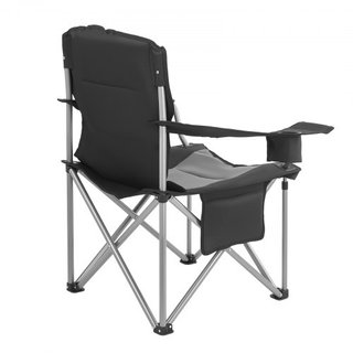 Sillas de Camping Sobredimensionadas, Soporte de 204 kg de Alta Resistencia, Sillas de Campamento Plegables Portátiles con Respaldo y Reposabrazos Acolchados, Portavasos y Bolsillo Lateral, Bolsa ...