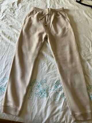 Pantaloni tuta beige