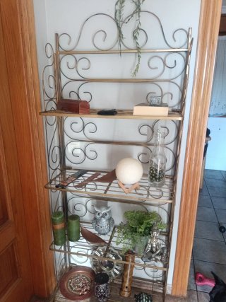 Estantería Forja Dorada 1.70m