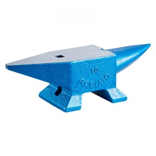 Yunque de Cuerno Único de 22 Lbs Yunque de Acero para Venta Herramientas de Acero de Forja con Agujero Redondo y Cuadrado y Equipos Yunque Robusto para Joyeros Herramienta Metálica Duradera y Robusta