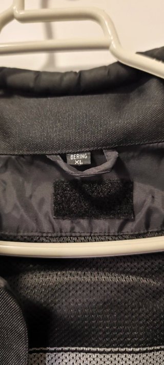 Chaqueta Moto Bering Negra y Azul