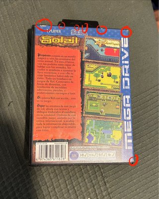 Soleil Mega Drive PAL España