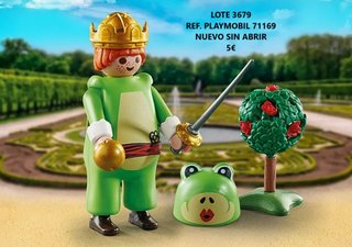 Lote 3679 Playmobil Ref. 71169 Rey disfraz de rana