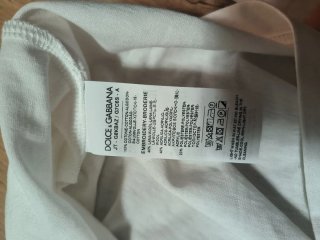 T-shirt Dolce & Gabbana DG Patch Tg. 46 S
