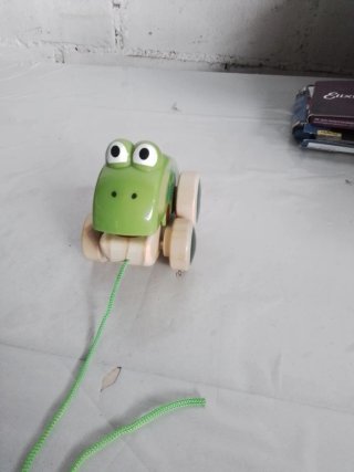 Rana de Arrastre Hape Juguete Madera