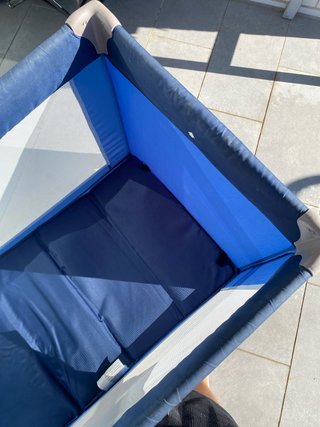 Cuna de viaje Chicco azul