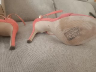 Sandalias Michael Kors Tacón Coral