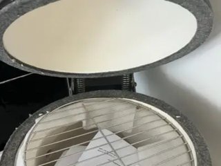 Forno Kamado in Ceramica Nero 2 in 1