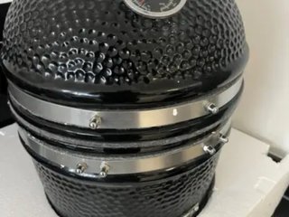 Forno Kamado in Ceramica Nero 2 in 1