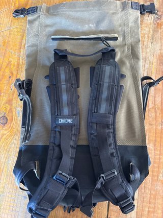 Mochila impermeable enrollable