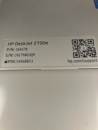 Impresora HP DeskJet 2720e Blanca