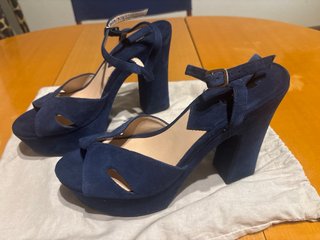 Zapatos de tacón Mango azul