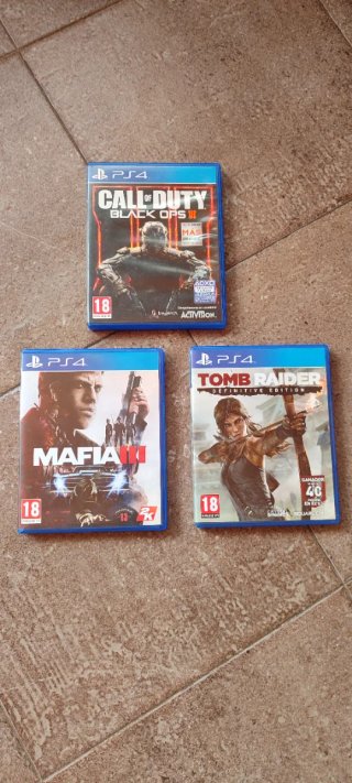Consola PS4 Slim 500GB Negra + Mando +3 juegos