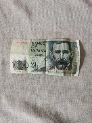 Billete 1000 pesetas España 1979