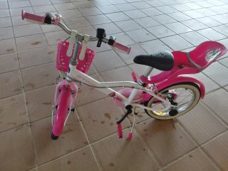 Bicicleta Infantil Niña BTWIN 500 Rosa