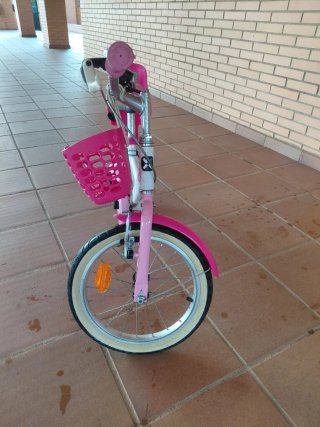 Bicicleta Infantil Niña BTWIN 500 Rosa