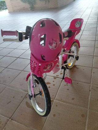 Bicicleta Infantil Niña BTWIN 500 Rosa