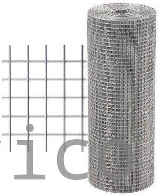 Malla Electrosoldada Galvanizada - 12x12 mm - 1,4 mm - 1x5 m