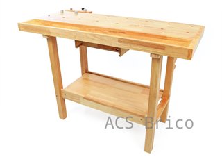 Mesa Carpintero Madera 126 Cm - 65277 - Mader