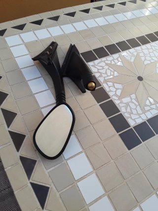 Espejo Retrovisor Derecho Aprilia + Soporte Izquie
