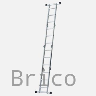 Escalera Multiflex Aluminio Profesional 4x3 Peldaños