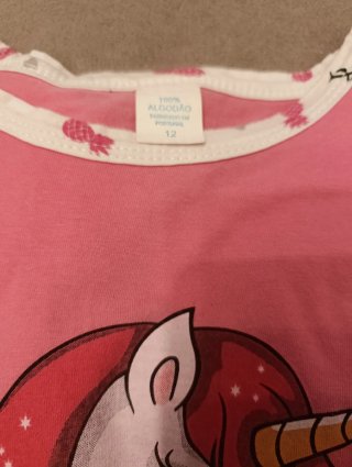 Pijama niña unicornio