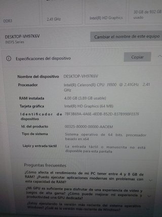 Ordenador sobremesa Insys Negro/Gris